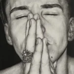 <div class="text-picture-container">
                  <p class="picture-author">Dmitri Grigorjev</p>
                  <p class="picture-name">"Autoportree"</p>
                  <p class="picture-techniques">Graafika</p>
                  <p class="picture-material">Paber,Pliats</p>
                  <p class="picture-teacher">Anatoli Romanov</p>
                  <p class="picture-year">2016</p>
</div>