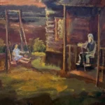 <div class="text-picture-container">
                  <p class="picture-author">Ivan Dõmov</p>
                  <p class="picture-name">"Elu jõgi"</p>
                  <p class="picture-techniques">Maal</p>
                  <p class="picture-material">Paap,Õli</p>
                  <p class="picture-teacher">Boris Uvarov</p>
                  <p class="picture-year">1996</p>
</div>