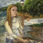 <div class="text-picture-container">
                  <p class="picture-author">Maria Hents</p>
                  <p class="picture-name">"Mere ääres, autoportree"</p>
                  <p class="picture-techniques">Maal</p>
                  <p class="picture-material">Lõuend,Õli</p>
                  <p class="picture-teacher">Veera Lantsova</p>
                  <p class="picture-year">2002</p>
</div>