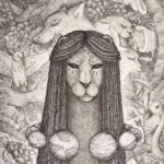 <div class="text-picture-container">
                  <p class="picture-author">Arina Turgeneva</p>
                  <p class="picture-name">"Metsloomade kuningas"</p>
                  <p class="picture-techniques">Graafika</p>
                  <p class="picture-material">Paber,Pliats</p>
                  <p class="picture-teacher">Anatoli Romanov</p>
                  <p class="picture-year">2016</p>
</div>