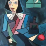 <div class="text-picture-container">
                  <p class="picture-author">Nicole Jakovleva</p>
                  <p class="picture-name">"Naine lauas"</p>
                  <p class="picture-techniques">Maal</p>
                  <p class="picture-material">Akrüül,Lõuend</p>
                  <p class="picture-teacher">Olga Tjurina</p>
                  <p class="picture-year">2024</p>
</div>